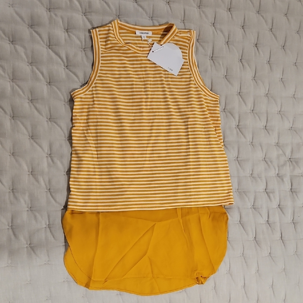 Mittoshop Mustard Striped Tunic